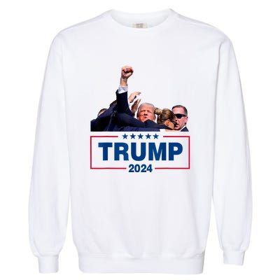 Donald Trump 2024 Survived Shot At Election Rally Garment-Dyed Sweatshirt