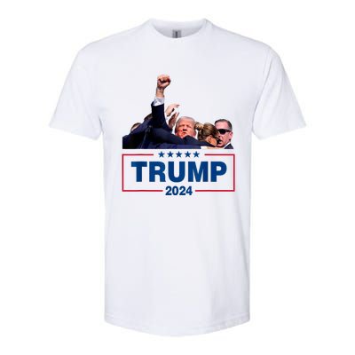 Donald Trump 2024 Survived Shot At Election Rally Softstyle® CVC T-Shirt