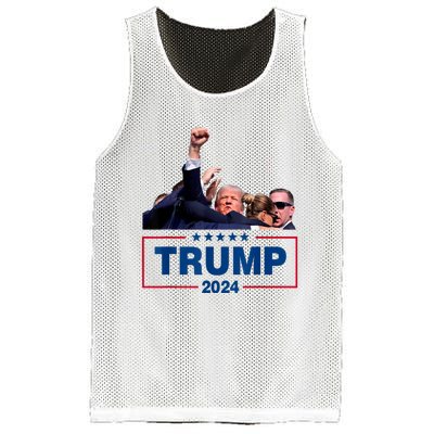 Donald Trump 2024 Survived Shot At Election Rally Mesh Reversible Basketball Jersey Tank