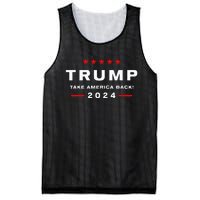 Donald Trump 2024 Take America Back Election The Return Mesh Reversible Basketball Jersey Tank