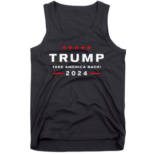 Donald Trump 2024 Take America Back Election The Return Tank Top