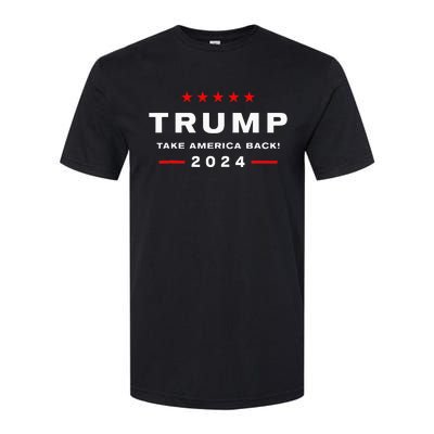 Donald Trump 2024 Take America Back Election The Return Softstyle CVC T-Shirt