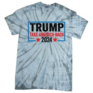 Donald Trump 2024 Take America Back Donald Trump 2024 Tie-Dye T-Shirt