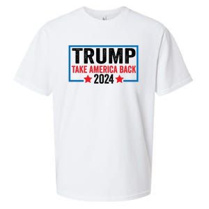 Donald Trump 2024 Take America Back Donald Trump 2024 Sueded Cloud Jersey T-Shirt