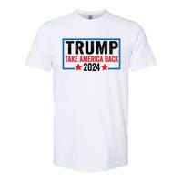 Donald Trump 2024 Take America Back Donald Trump 2024 Softstyle CVC T-Shirt