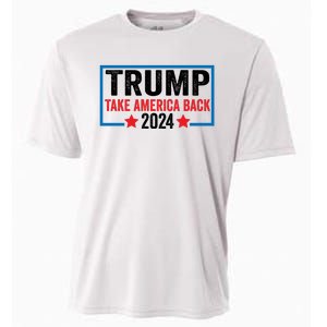 Donald Trump 2024 Take America Back Donald Trump 2024 Cooling Performance Crew T-Shirt