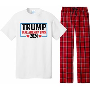 Donald Trump 2024 Take America Back Donald Trump 2024 Pajama Set