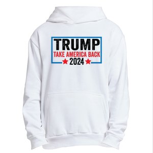 Donald Trump 2024 Take America Back Donald Trump 2024 Urban Pullover Hoodie