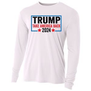 Donald Trump 2024 Take America Back Donald Trump 2024 Cooling Performance Long Sleeve Crew