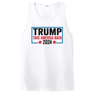 Donald Trump 2024 Take America Back Donald Trump 2024 PosiCharge Competitor Tank