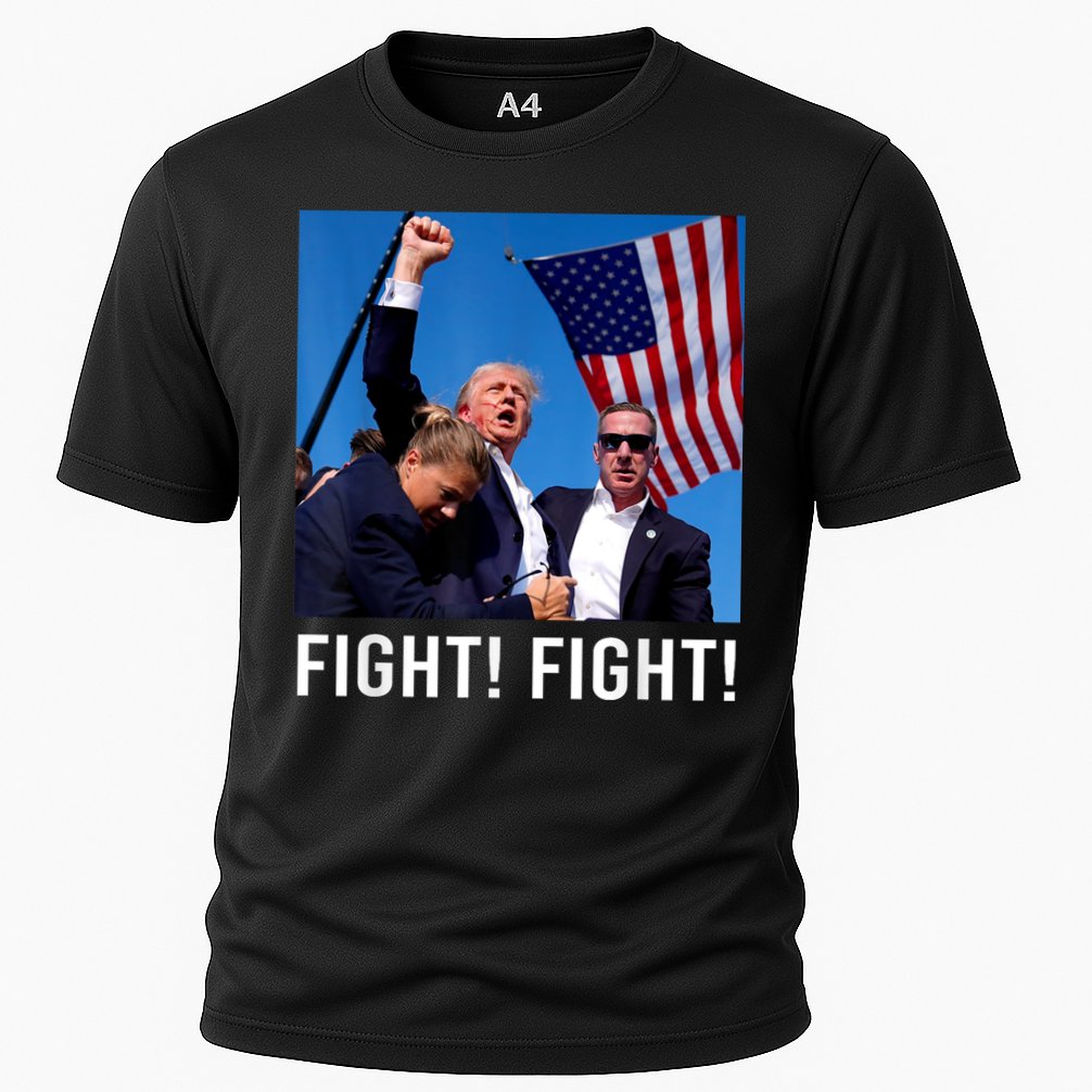 Donald Trump 2024 Survived Shot At Election Rally Cooling Performance Crew T-Shirt