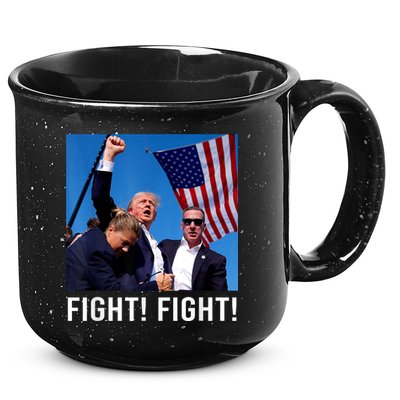 Donald Trump 2024 Survived Shot At Election Rally 15oz Campfire Ceramic Mug