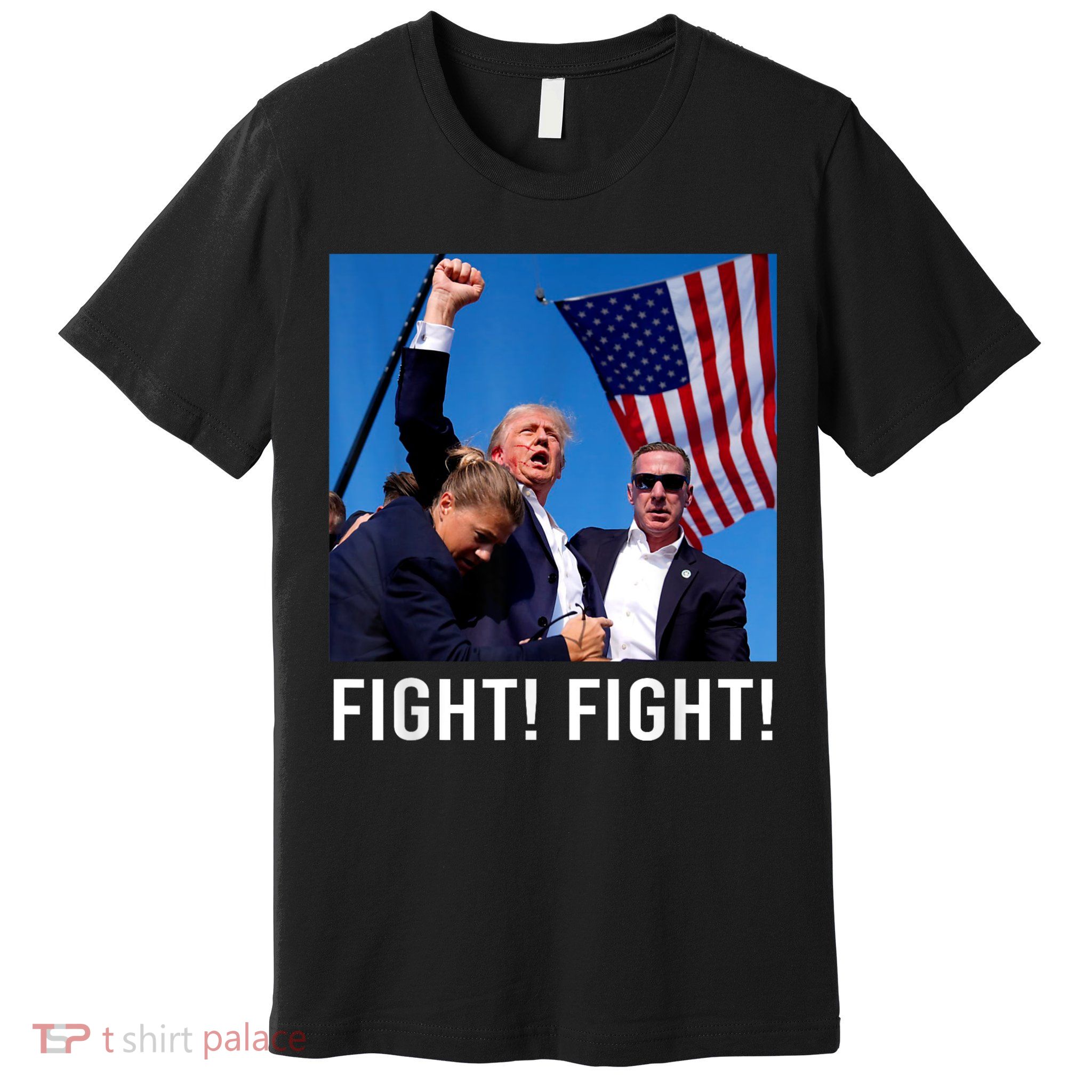 Donald Trump 2024 Survived Shot At Election Rally Premium T-Shirt