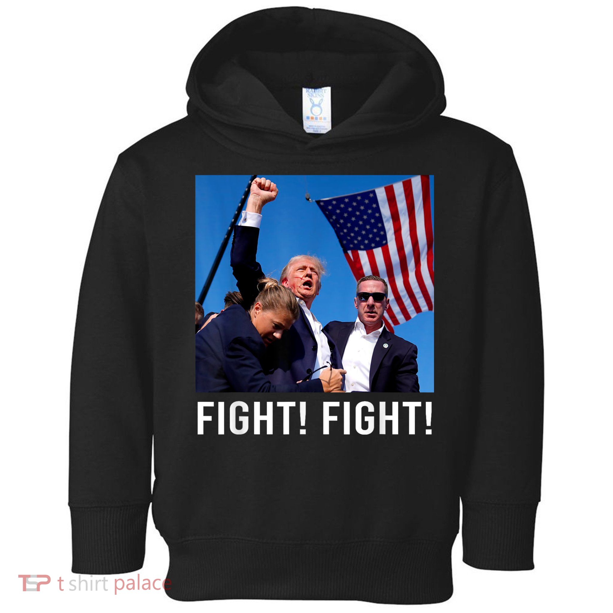 Donald Trump 2024 Survived Shot At Election Rally Toddler Hoodie