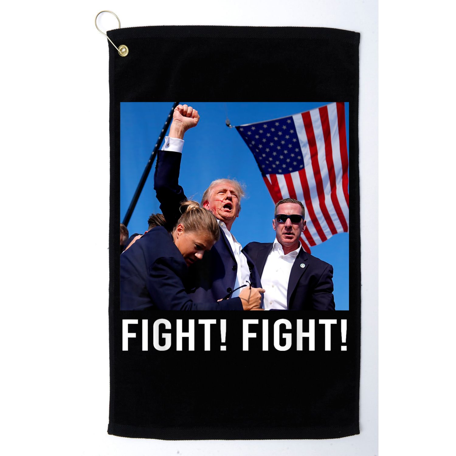 Donald Trump 2024 Survived Shot At Election Rally Golf Towel