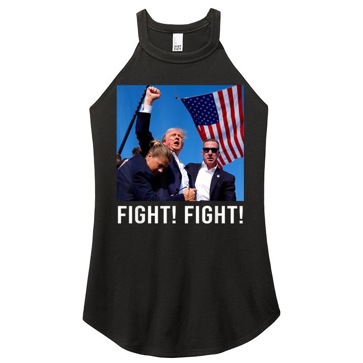 Donald Trump 2024 Survived Shot At Election Rally Women's Perfect Tri Rocker Tank