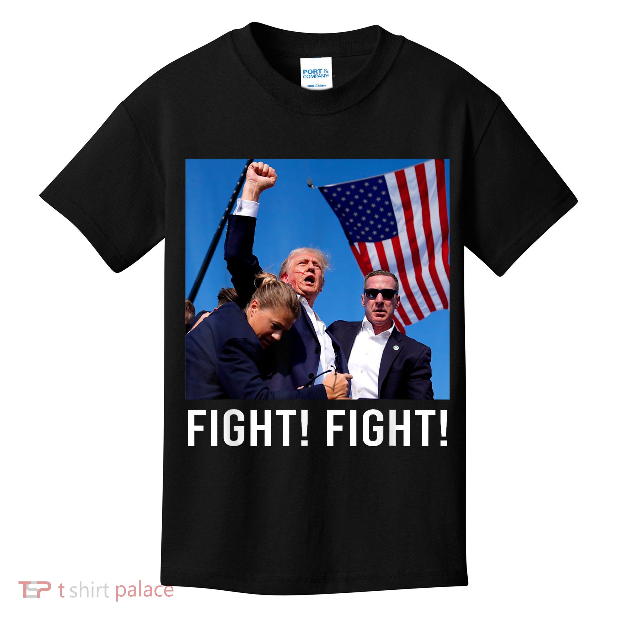 Donald Trump 2024 Survived Shot At Election Rally Kids T-Shirt