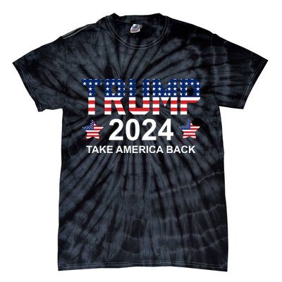 Donald Trump 2024 Take America Back Tie-Dye T-Shirt