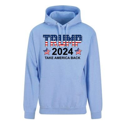 Donald Trump 2024 Take America Back Unisex Surf Hoodie