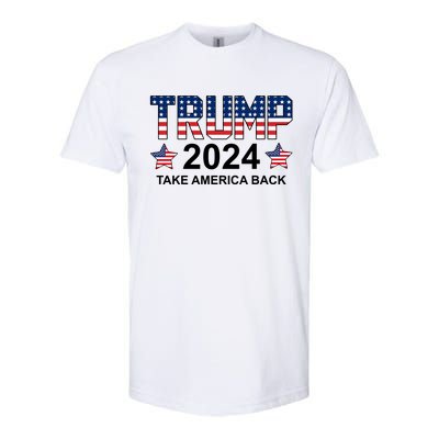 Donald Trump 2024 Take America Back Softstyle® CVC T-Shirt