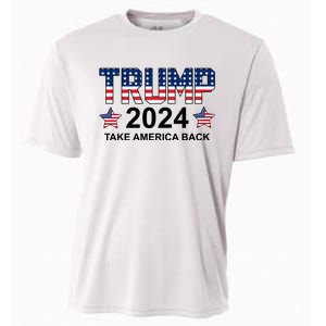 Donald Trump 2024 Take America Back Cooling Performance Crew T-Shirt