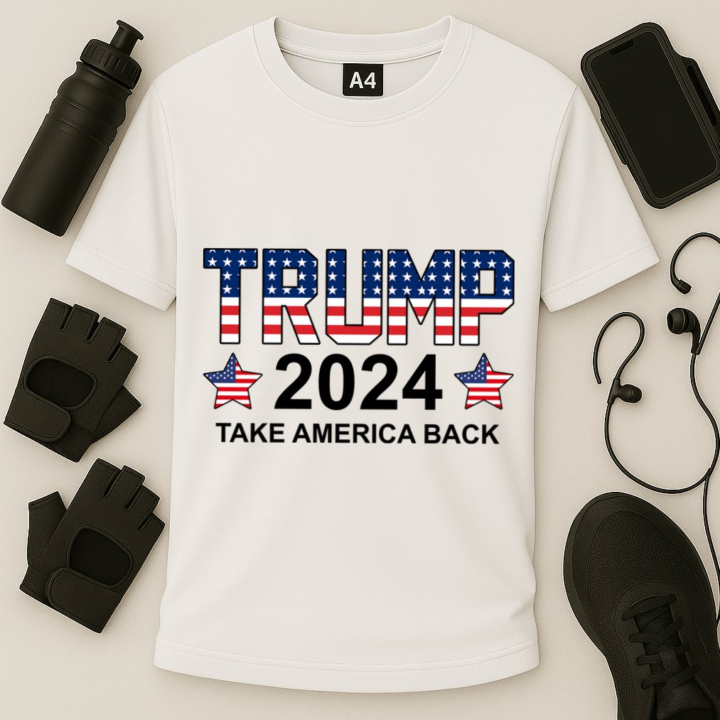 Donald Trump 2024 Take America Back Cooling Performance Crew T-Shirt