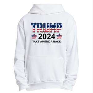 Donald Trump 2024 Take America Back Urban Pullover Hoodie