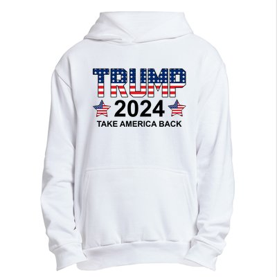 Donald Trump 2024 Take America Back Urban Pullover Hoodie