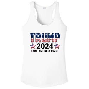 Donald Trump 2024 Take America Back Ladies PosiCharge Competitor Racerback Tank