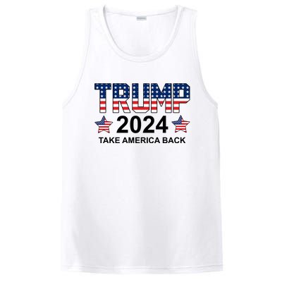 Donald Trump 2024 Take America Back PosiCharge Competitor Tank