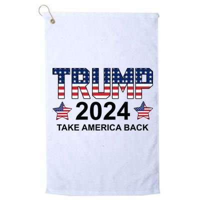 Donald Trump 2024 Take America Back Golf Towel