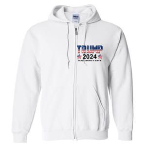 Donald Trump 2024 Take America Back Full Zip Hoodie