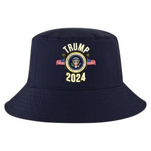 Donald Trump 2024 Presidential Seal Cool Comfort Performance Bucket Hat