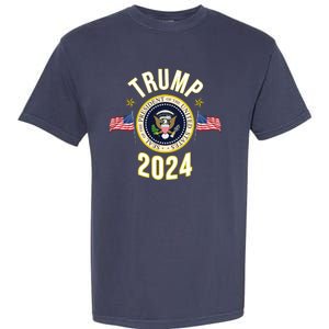 Donald Trump 2024 Presidential Seal Garment-Dyed Heavyweight T-Shirt