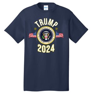 Donald Trump 2024 Presidential Seal Tall T-Shirt