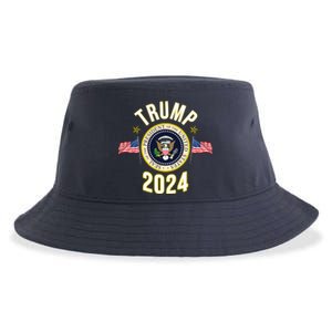 Donald Trump 2024 Presidential Seal Sustainable Bucket Hat