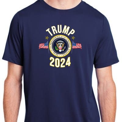 Donald Trump 2024 Presidential Seal Adult ChromaSoft Performance T-Shirt