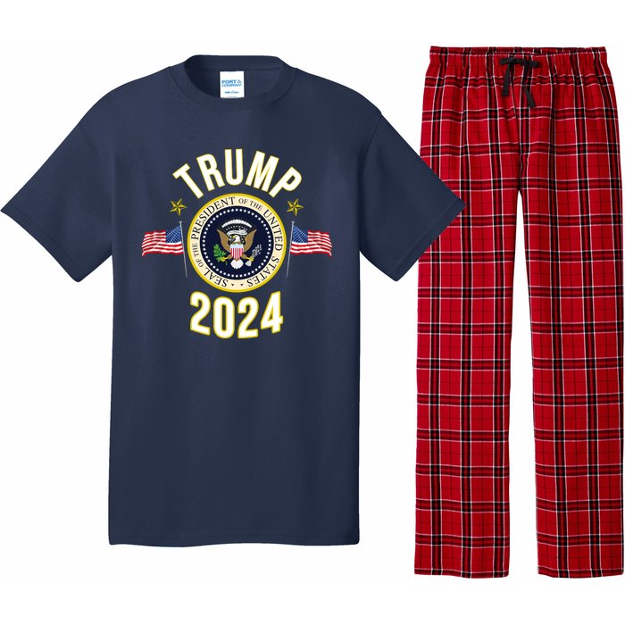 Donald Trump 2024 Presidential Seal Pajama Set