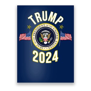 Donald Trump 2024 Presidential Seal Poster