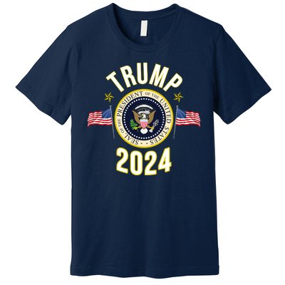 Donald Trump 2024 Presidential Seal Premium T-Shirt