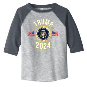 Donald Trump 2024 Presidential Seal Toddler Fine Jersey T-Shirt