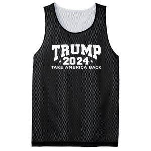 Donald Trump 2024 Take America Back Mesh Reversible Basketball Jersey Tank