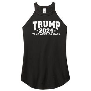 Donald Trump 2024 Take America Back Women's Perfect Tri Rocker Tank