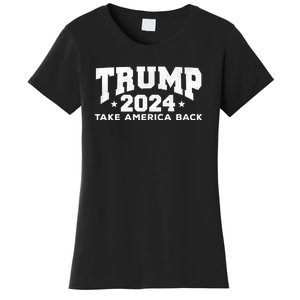 Donald Trump 2024 Take America Back Women's T-Shirt