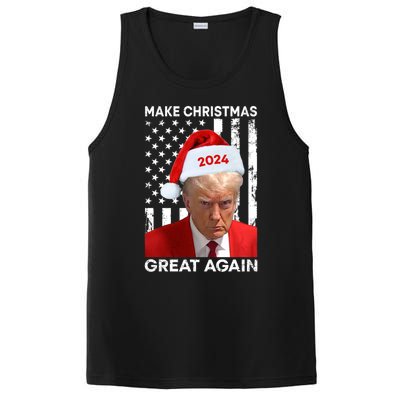 Donald Trump 2024 Make Christmas Great Again American Flag Cool Gift PosiCharge Competitor Tank