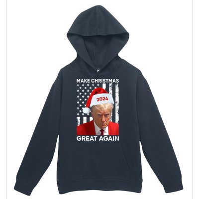 Donald Trump 2024 Make Christmas Great Again American Flag Cool Gift Urban Pullover Hoodie