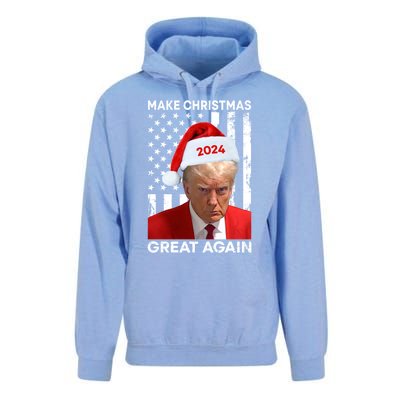 Donald Trump 2024 Make Christmas Great Again American Flag Cool Gift Unisex Surf Hoodie