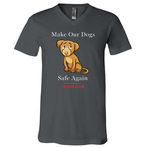 Donald Trump 2024 Funny Dog Conservative Maga V-Neck T-Shirt