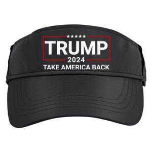 Donald Trump 2024 Take America Back Election The Return Adult Drive Performance Visor