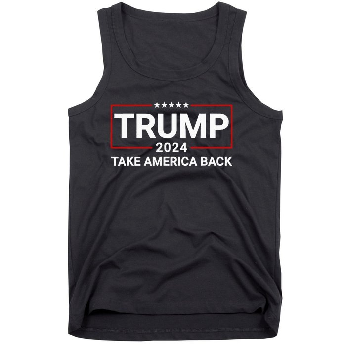 Donald Trump 2024 Take America Back Election The Return Tank Top